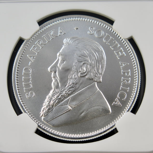 2019 South Africa 1 oz Silver Krugerrand – NGC MS69 – South African Mint Bullion Coin - Black Market LLC