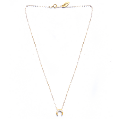 MOD + JO - Pendant Necklace - Luna Crescent Necklace (Gold Filled)