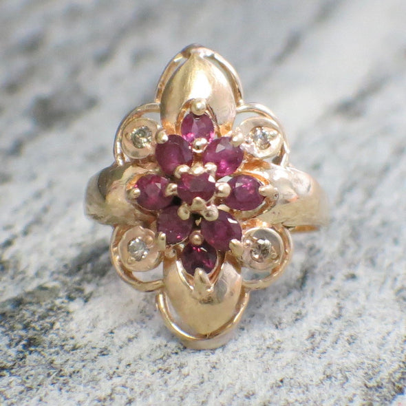 Ruby and Diamond 18K Ring