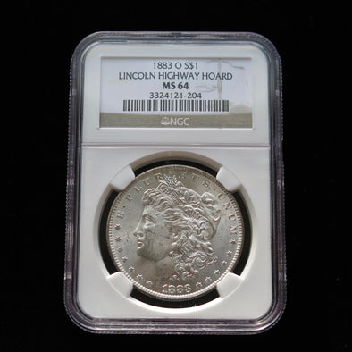 1883 O Morgan Silver Dollar Coin NGC MS64