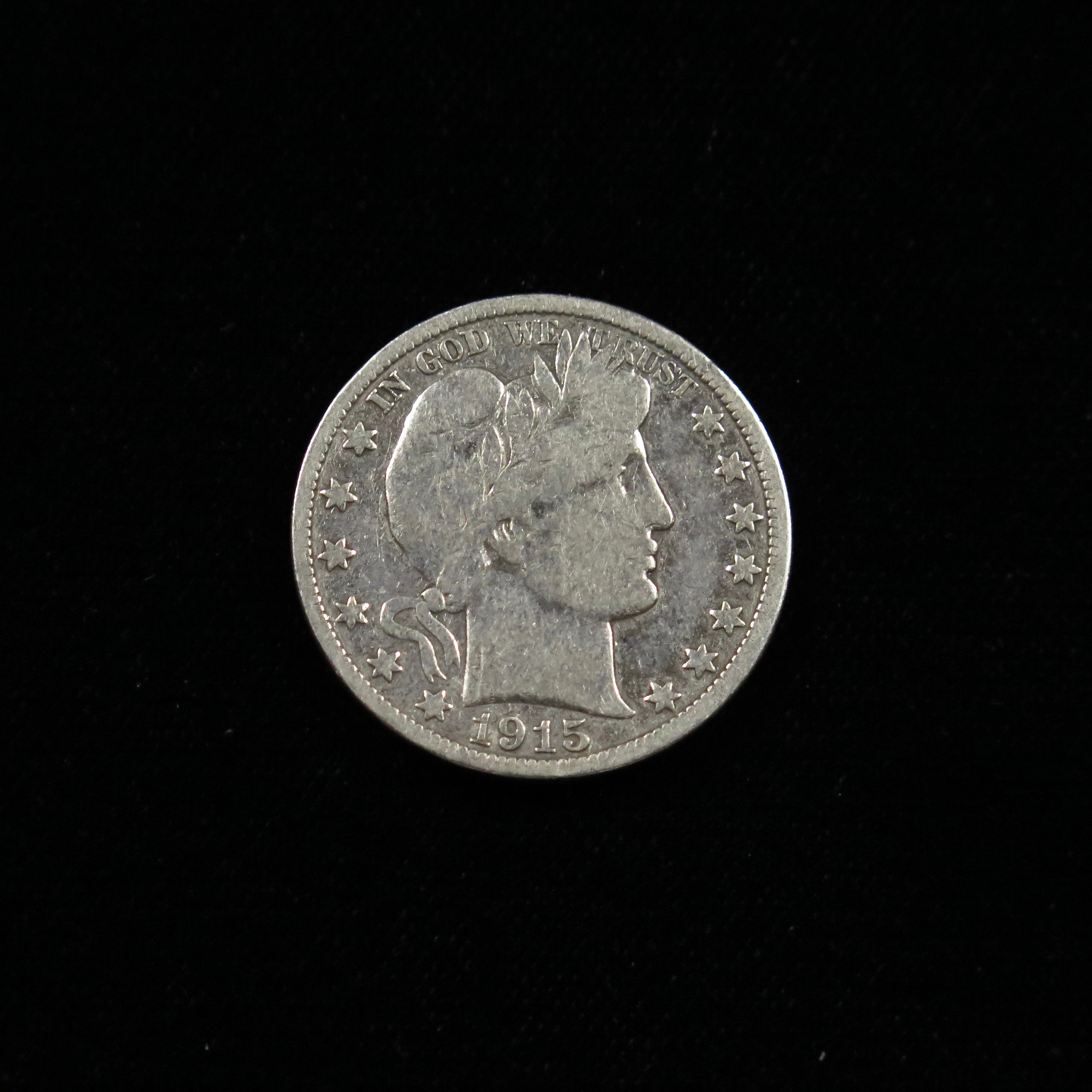 1915 D Barber Head Half Dollar