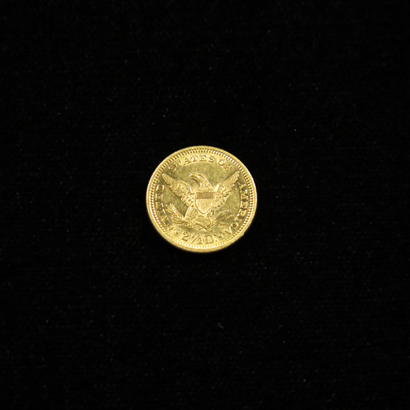1878 Quarter Eagle 2.50 Liberty Head Dollar Gold Coin