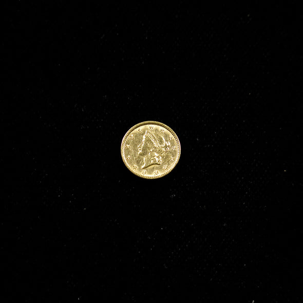 1853 Liberty Head Dollar Gold Coin