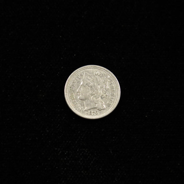 1870 Three Cent Piece (Nickel)