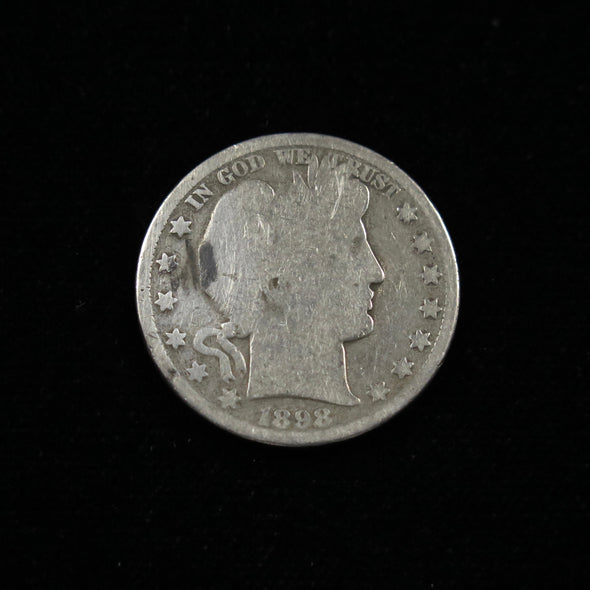 1898 O Barber Head Half Dollar