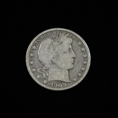 1909 Barber Head Half Dollar