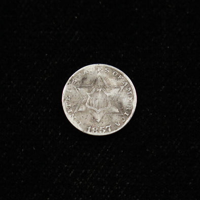 1857 Three Cent Silver Trimes