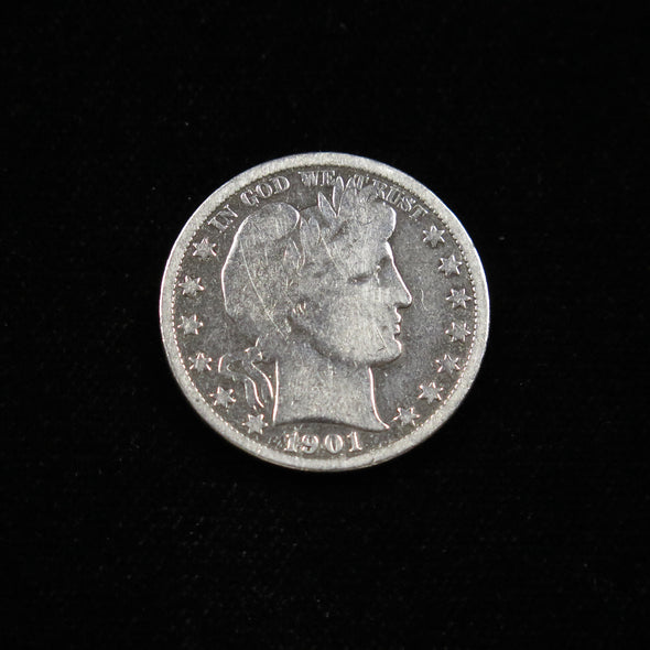 1901 O Barber Head Half Dollar