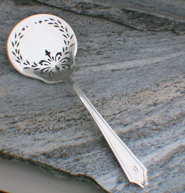 International Sterling Tomato Server in the Minuet Pattern