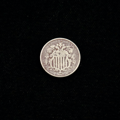 1867 Shield Nickel