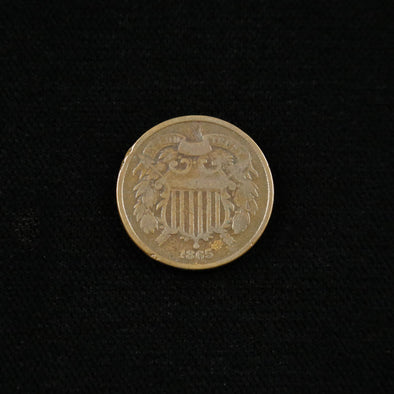 1865 Two Cent Piece Fancy 5