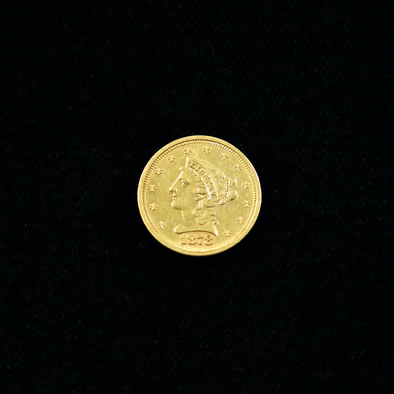 1878 S Quarter Eagle 2.50 Liberty Head Dollar Gold Coin