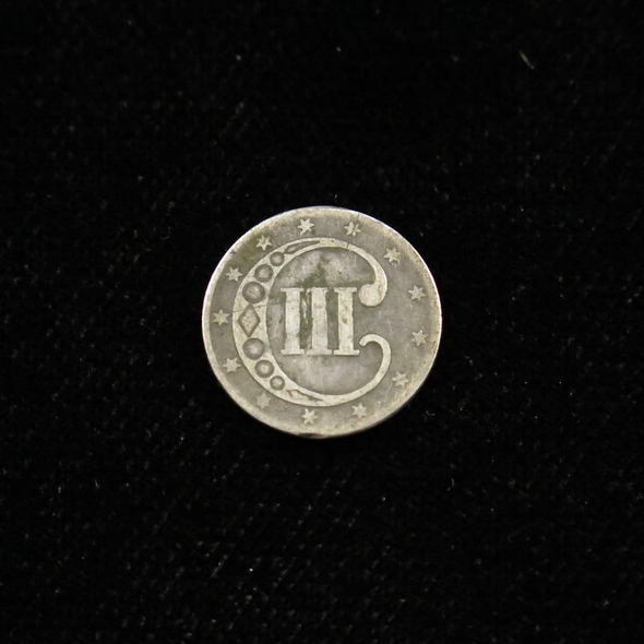 1852 Three Cent Silver Trimes