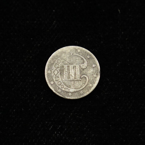 1852 Three Cent Silver Trimes